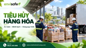 Dịch vụ tiêu hủy hàng hóa an toàn, đúng quy trình tại ENVISAFE