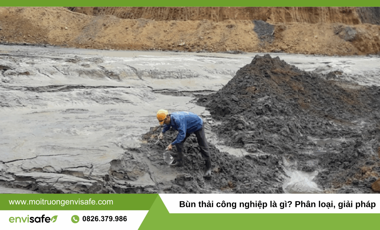 bùn thải công nghiệp