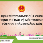 Nghị định 27/2023/NĐ-CP