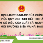 Nghị định 40/2016/NĐ-CP