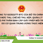 Thông tư 02/2022/TT-BTC