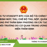 Thông tư 07/2023/TT-BTC