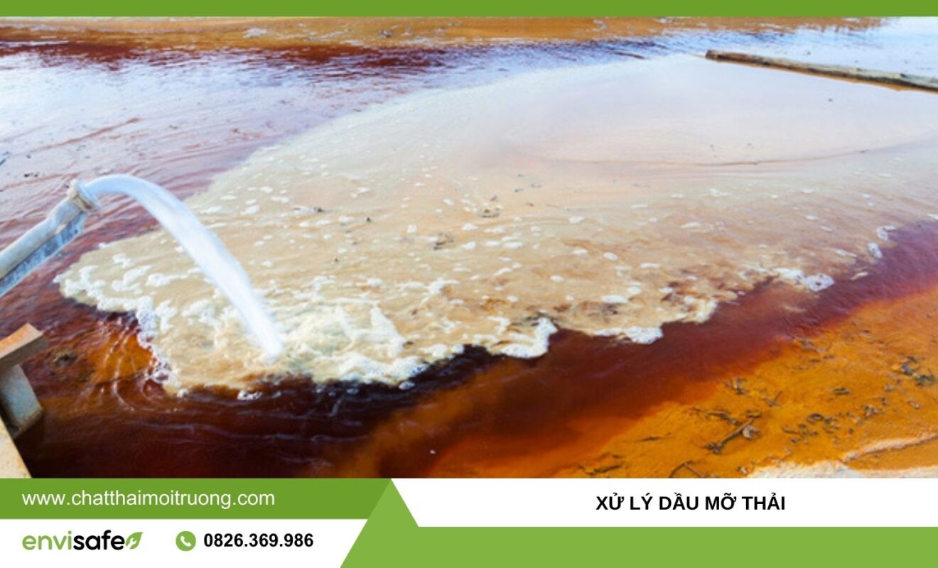 xử lý dầu mỡ thải