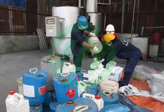 tiêu hủy hóa chất