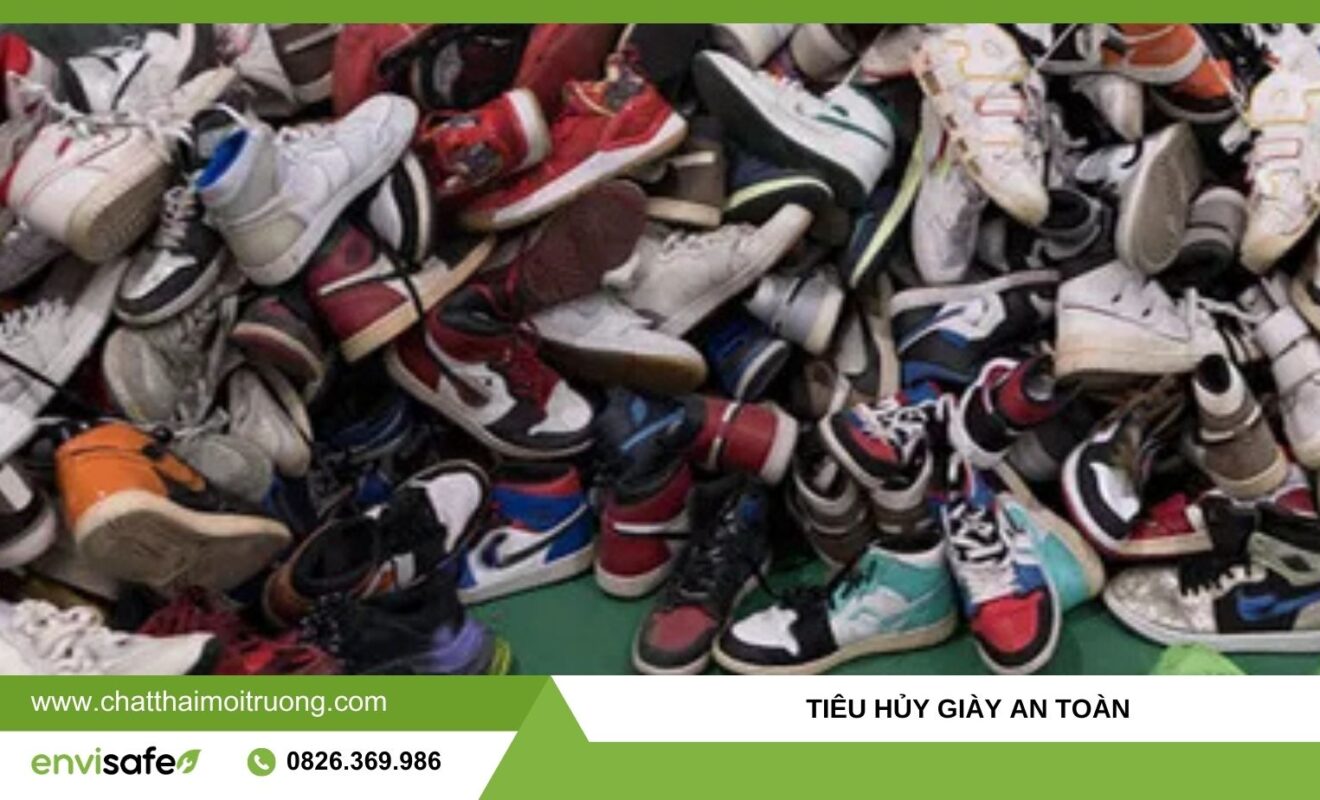 tiêu hủy giày an toàn