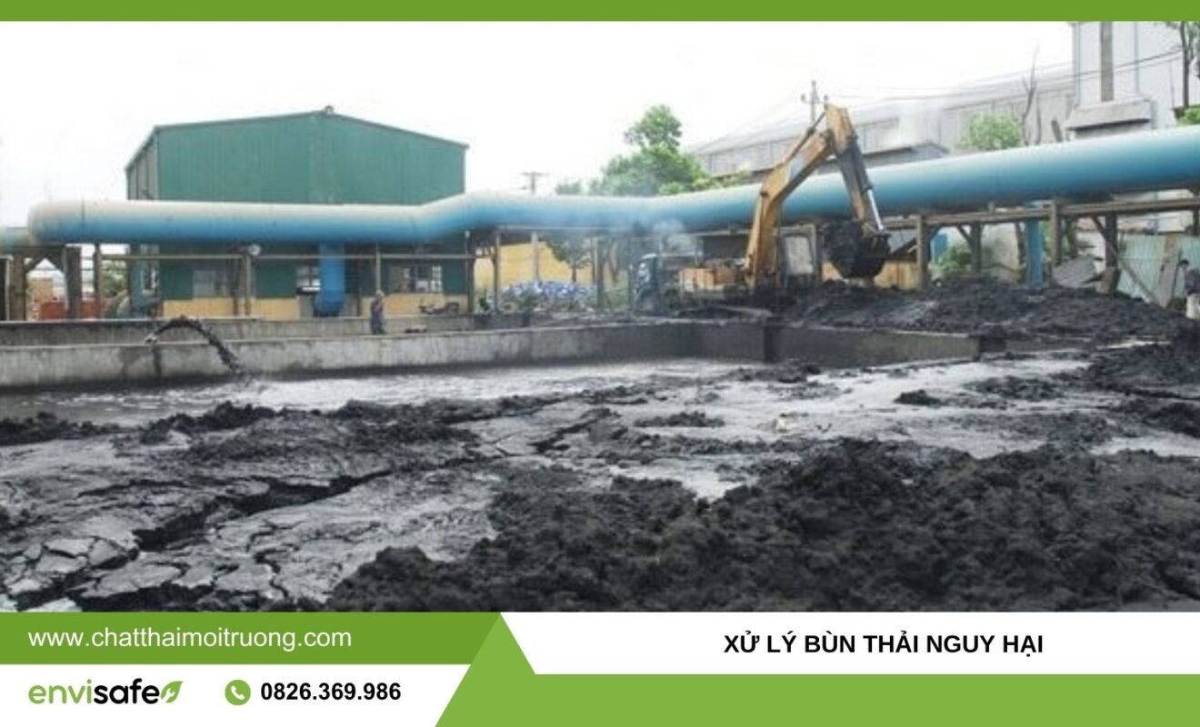 xử lý bùn thải nguy hại