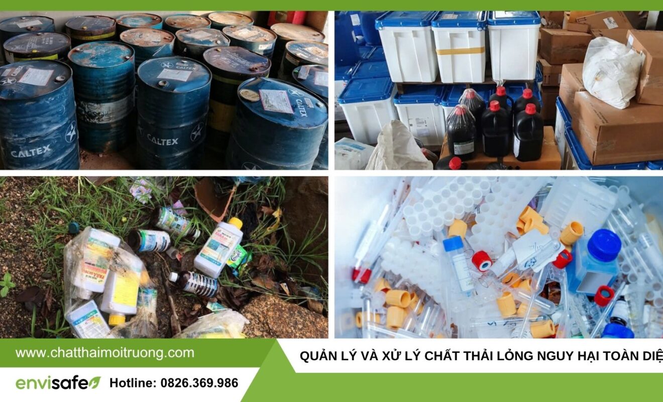 xử lý chất thải lỏng nguy hại