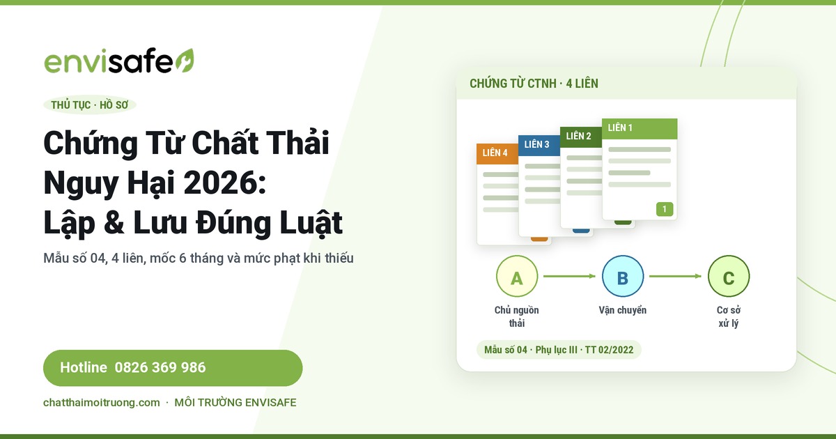 chứng từ chất thải nguy hại