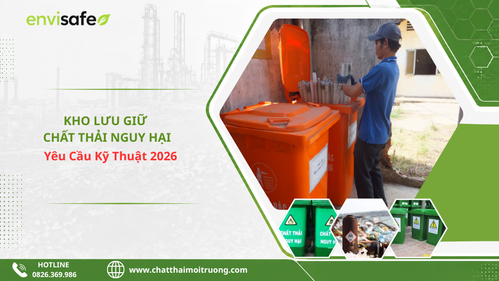 kho lưu trữ chất thải nguy hại
