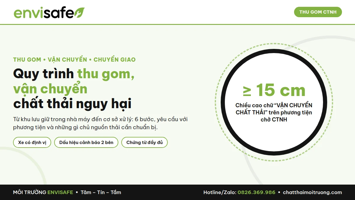 thu gom vận chuyển chất thải nguy hại