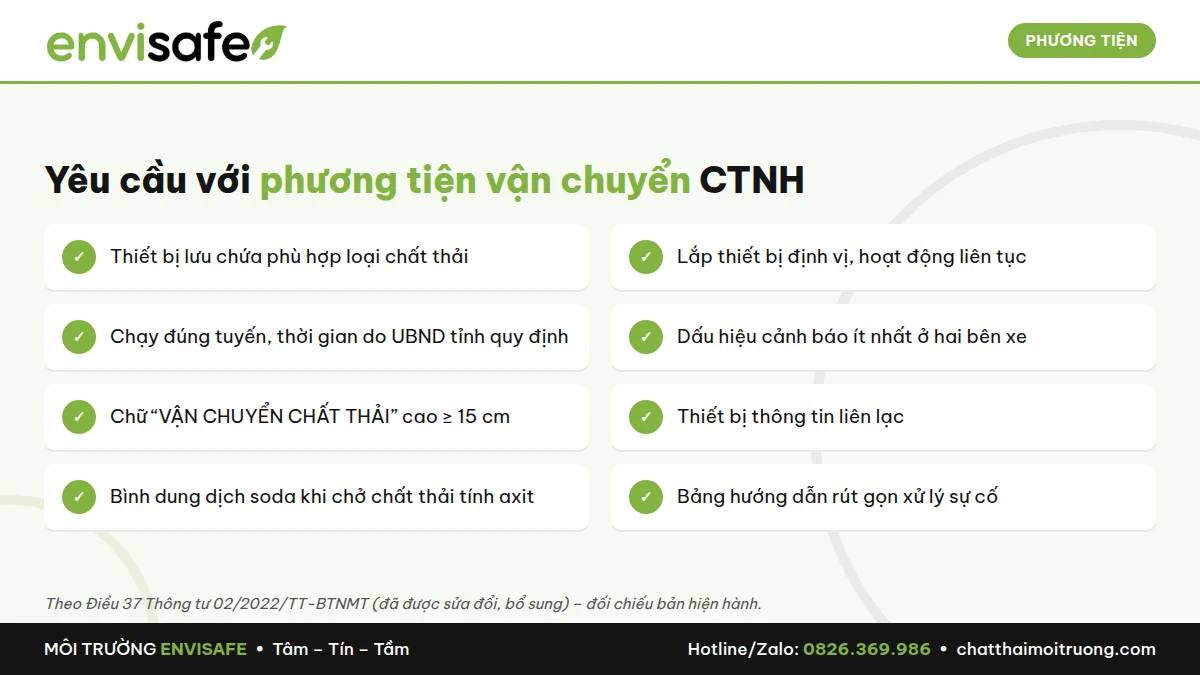 thu gom vận chuyển chất thải nguy hại