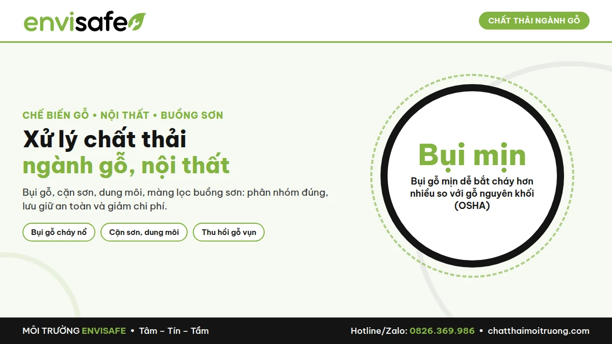 chất thải ngành gỗ